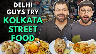 Delhi Guys Try Kolkata Street Food  The Urban Guide [upl. by Namrej]