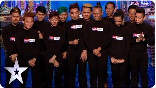 El Gamma Penumbra Earn Golden Buzzer From Anggun  Asia’s Got Talent Episode 4 [upl. by Elizabeth925]