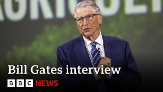 COP28 Bill Gates on climate optimism wealth and the human condition  BBC News [upl. by Enamrahc415]