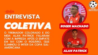 Entrevista coletiva de Roger Machado e Alan Patrick I Inter 2307 [upl. by Tullus]