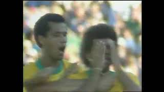 Highlights Mundialito group match Argentina  Brazil 11 4 January 1981 Maradona vs Socrates [upl. by Alegnat]