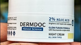 Dermdoc 2 kojic acid cream review ♥️😍 purple kojicacid dermdoc [upl. by Volnak]