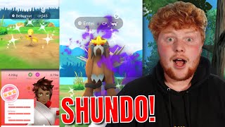 INSANE SHUNDO Catch Bellsprout Community day Pokémon Go [upl. by Obie]