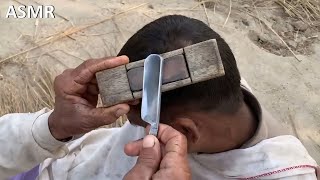 Asmr Fast Hair Cutting and Shaving with 100 Years Old Barber Asmr Broz [upl. by Grover]