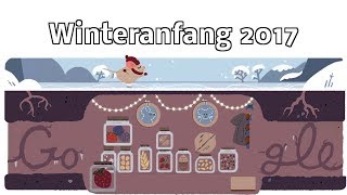 Winteranfang  Wintersonnenwende 2017 Google Doodle [upl. by Lyndsie]