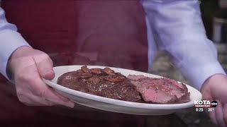 Cooking with Eric  Easy Flatiron Steak in a Red Wine Mushroom Sauce [upl. by Magdalen]