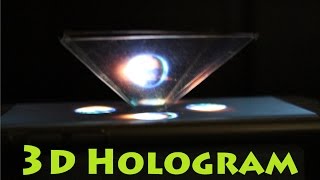 Turn Your Smartphone Into A 3D Hologram Projector using Plastic Sheet [upl. by Gettings]