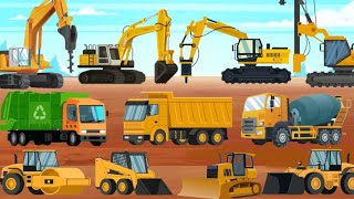 ALAT BERAT DAN FUNGSINYA  CONSTRUCTION HEAVY EQUIPMENT  Dump Truck Auger Bulldozer Excavator [upl. by Hagar]