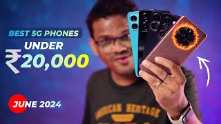 TOP 5 Best 5G Phones Under 20000 in JUNE 2024 l Best Mobile Under 20000 [upl. by Yelac]