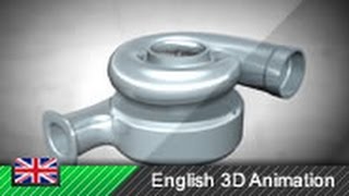 How a turbocharger works Animation [upl. by Vasileior697]