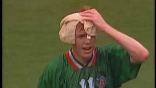 World Cup USA 1994 Group E Italy 0  1 Ireland Giants Stadium East Rutherford [upl. by Keavy]