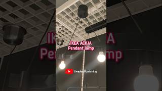 Ikea ACKJA pendant lamp 2024 [upl. by Bebe590]