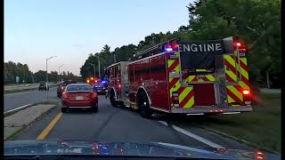 Car vs Tree  Merrimack NH [upl. by Gervais]