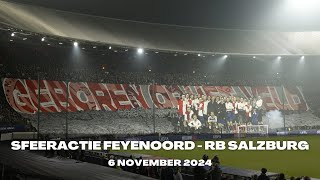 Sfeeractie Feyenoord  RB Salzburg  6 november 2024 [upl. by Bleier]