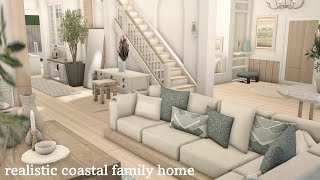 BLOXBURG realistic summer coastal family home 572k  Leqhhx [upl. by Adelia]