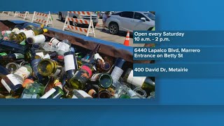 Jefferson Parish reopens recycling dropoff sites [upl. by Ahserak126]