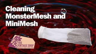 How to Properly Clean and Maintain MonsterMesh and MiniMesh for Wine and Beer Brewing [upl. by Ynafit]