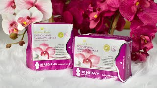 Period Pad Absorbency System Demonstration  Women’s Haven® organic pads vs Traditional pads [upl. by Aleakcim]