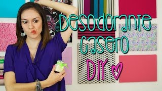 Como Hacer Desodorante Casero y Natural  Receta Fácil de Coco DIY  Catwalk [upl. by Atiniv]