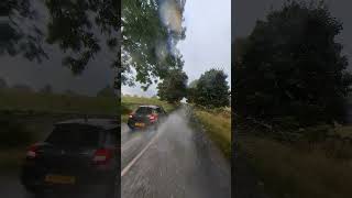 Biker mistimed overtake and gets drenched automobile fail [upl. by Llirrehs]