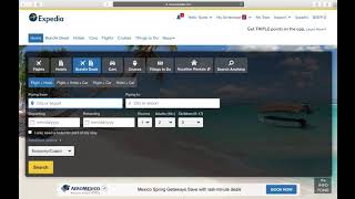 expedia How to book flights on Expedia [upl. by Kerrill691]