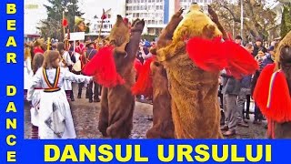 Jocul URSULUI traditii si obiceiuri de iarna in Moldova Bear dance old winter traditions in Romania [upl. by Ocsicnarf]