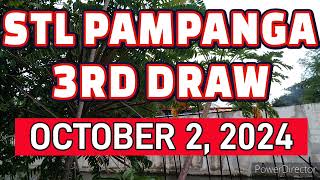 STL PAMPANGA RESULT TODAY 3RD DRAW OCTOBER 2 2024 8PM  WEDNESDAY [upl. by Judye]