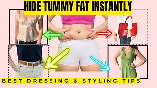 Top FASHION SECRETS to HIDE A TUMMY in Summer [upl. by Atsyrhc]