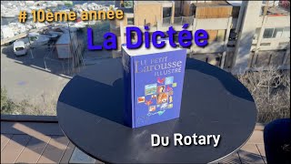 Replay de La Dictée 2022 du Rotary du 29 janvier 2022 [upl. by Hyrup927]