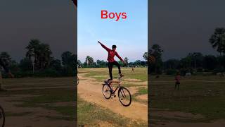 Sonu surfing cycle stunt Aditya Rider surfing cycle stand crazy Rider youtube stunt shorts video [upl. by Gnok]