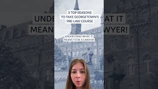 3 Reasons To Take PreLaw Course  Georgetown University PreCollege Online Program  Alexandra [upl. by Olatha769]