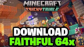 How To Get Faithful Texture Pack in Minecraft Bedrock 121 [upl. by Annamarie]