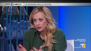 Giorgia Meloni Io non sono candidata per un ministero ma per la presidenza del consiglio [upl. by Tommie724]