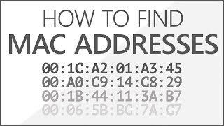 How to find MAC address on Network  MAC address finder [upl. by Acenahs]