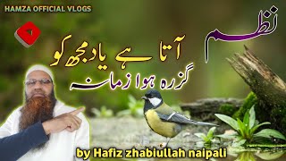 NEW NAZAM  ATA HAI YAD MUJHKO GUZRA HUA ZAMANA  FULL HD BY HAFIZ ZHABIULLAH NAIPALI08012024 [upl. by Aisatsana]