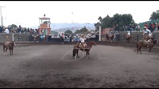 Exhibición de Floreo de Soga de Rafael Aguilar ＂El Cuquis＂ Su Hijo y Rafa Medina en Tianguistongo [upl. by Knowle596]