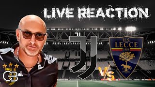 JUVENTUS LECCE DIRETTA LIVE REACTION [upl. by Yart]