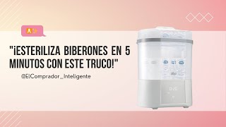 Cómo mantener los biberones 100 libres de gérmenes en solo 5 minutos con el esterilizador Chicco 🚼✨ [upl. by Ander720]