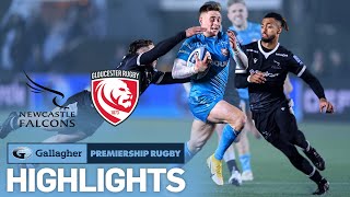 Newcastle v Gloucester  HIGHLIGHTS  Red Card Drama  Gallagher Premiership 202223 [upl. by Quirita704]