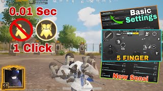 New Update🔥BGMI All New Basic  Advance SETTINGSCONTROLS  Perfect BGMI Settings Guide  PUBGM [upl. by Alaj]