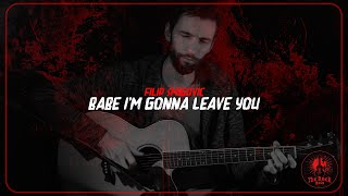 Filip Smigovic  Babe Im Gonna Leave You Guitar Cover [upl. by Haret498]