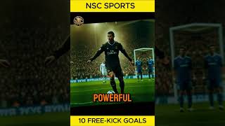 sports quotCristiano Ronaldos Top 10 Epic FreeKick Goals of All Time  NSC SPORTS [upl. by Beka]