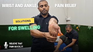 Wrist AND Ankle PAIN RELIEF Solutions for Swelling [upl. by Necyrb]