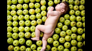 baby picture ideas newborn photography poses and props tips how to get cute baby photos [upl. by Sumetra]