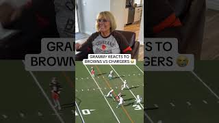 Grammy Reacts to Browns vs Chargers [upl. by Bar25]