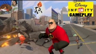 Disney Infinity  Incredibles Playset with Violet  Part 1 the Kids play [upl. by Oned383]