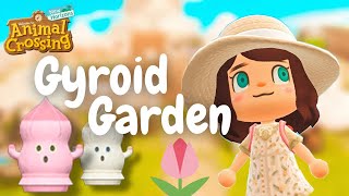 Designing a Gyroid Garden easy🌷 Animal Crossing New Horizons [upl. by Nnaael905]