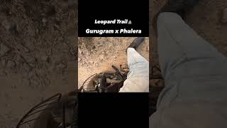 Leopard Trail Gurgaon ⛰️ bike hunter350 motovlog phulera [upl. by Critchfield401]