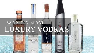 Top 10 Most Luxury Vodkas in The worlds [upl. by Freberg134]