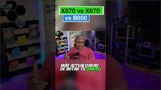 X870 vs X670 vs B650 Diferencias [upl. by Doelling]